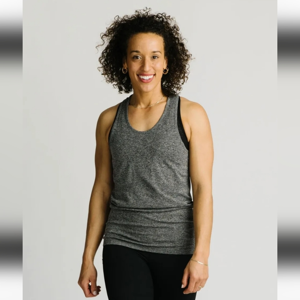 Zyia copper charged tank, fog (gray), medium